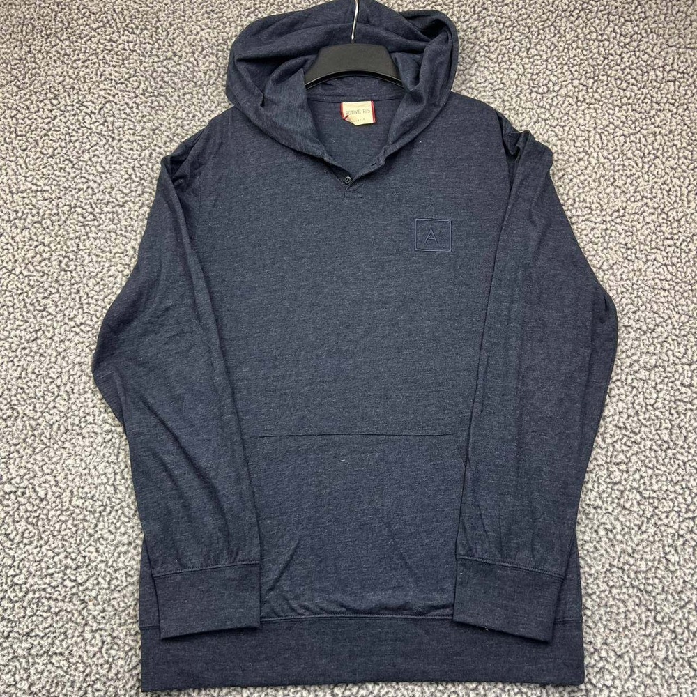 Active Ride Shop Hoodie Men Extra Large Blue Pullover Long Sleeve Pocket New XL